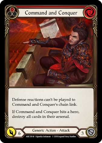 Command and Conquer - ARC159 - 1st edition Foil