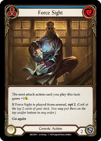 Force Sight (Blue) - ARC208 - 1st edition