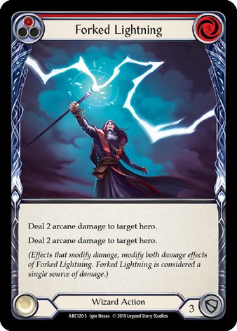 Forked Lightning - ARC120 - 1st edition Foil