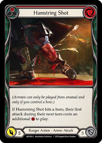 Hamstring Shot (Red) - ARC060 - 1st edition Foil