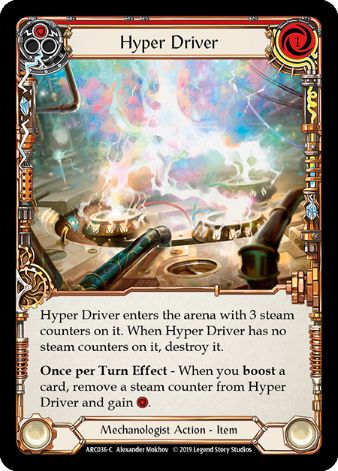 Hyper Driver - ARC036 - 1st edition Foil