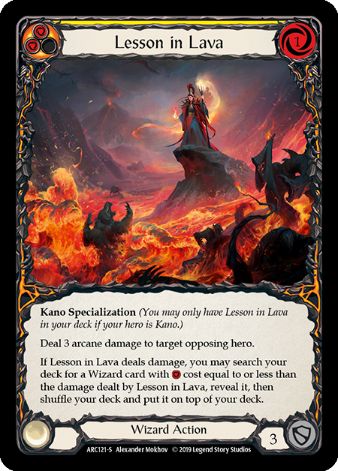 Lesson in Lava - ARC121 - 1st edition