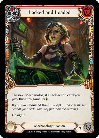 Locked and Loaded (Red) - ARC032 - 1st edition Foil