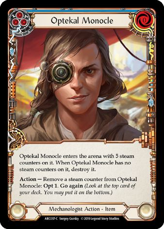 Optekal Monocle - ARC037 - 1st edition Foil