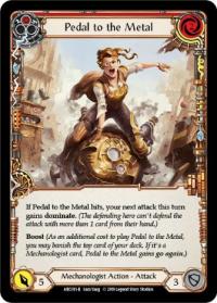 flesh and blood arcane rising 1st edition pedal to the metal red arc011 1st edition foil