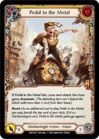 flesh and blood arcane rising 1st edition pedal to the metal yellow arc012 1st edition