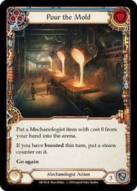flesh and blood arcane rising 1st edition pour the mold blue arc016 1st edition foil