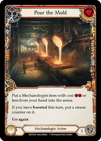 Pour the Mold (Red) - ARC014 - 1st edition