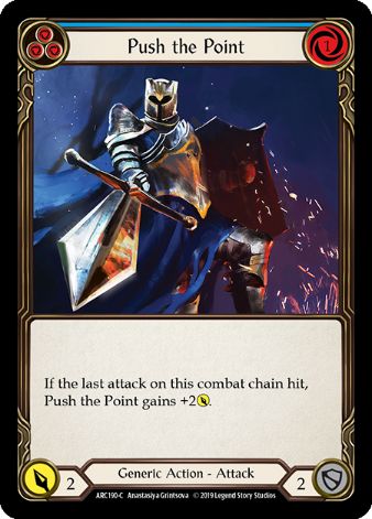 Push the Point (Blue) - ARC190 - 1st edition