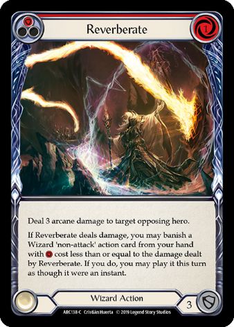 Reverberate (Red) - ARC138 - 1st edition Foil