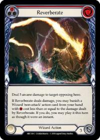 flesh and blood arcane rising 1st edition reverberate red arc138 1st edition foil