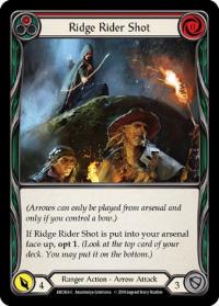 flesh and blood arcane rising 1st edition ridge rider shot red arc063 1st edition
