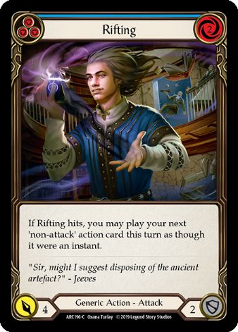 Rifting (Blue) - ARC196 - 1st edition Foil