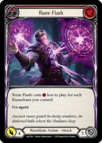 flesh and blood arcane rising 1st edition rune flash red arc100 1st edition foil