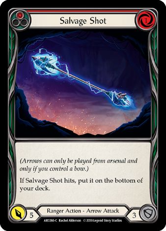 Salvage Shot (Red) - ARC066 - 1st edition Foil