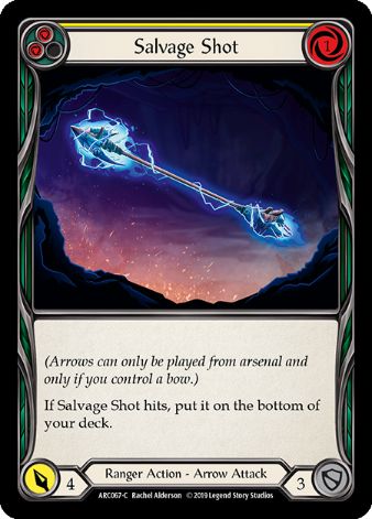 Salvage Shot (Yellow) - ARC067 - 1st edition Foil