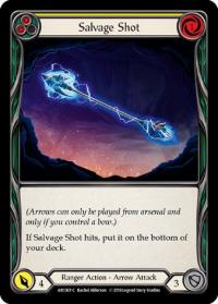 flesh and blood arcane rising 1st edition salvage shot yellow arc067 1st edition foil