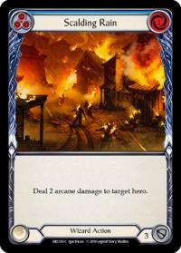 flesh and blood arcane rising 1st edition scalding rain blue arc143 1st edition