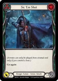 flesh and blood arcane rising 1st edition sic em shot blue arc074 1st edition