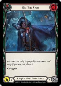 flesh and blood arcane rising 1st edition sic em shot red arc072 1st edition