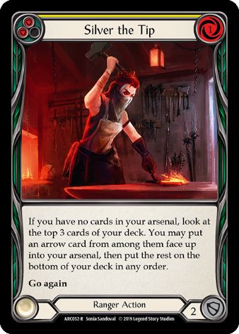 Silver the Tip (Yellow) - ARC052 - 1st edition Foil