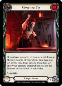 flesh and blood arcane rising 1st edition silver the tip yellow arc052 1st edition foil