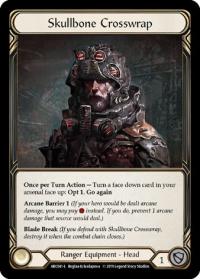 flesh and blood arcane rising 1st edition skullbone crosswrap arc041 1st edition foil