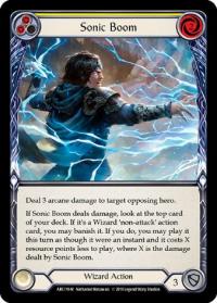flesh and blood arcane rising 1st edition sonic boom arc119 1st edition foil