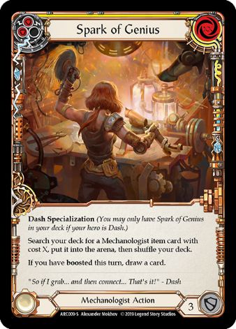 Spark of Genius - ARC009 - 1st edition Foil