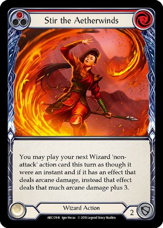 Stir the Aetherwinds (Red) - ARC129 - 1st edition