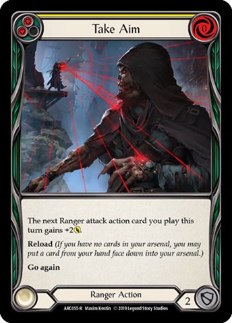 Take Aim (Yellow) - ARC055 - 1st edition Foil