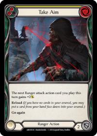flesh and blood arcane rising 1st edition take aim yellow arc055 1st edition