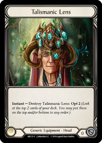 Talismanic Lens - ARC151 - 1st edition Foil