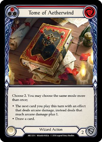 Tome of Aetherwind - ARC122 - 1st edition Foil