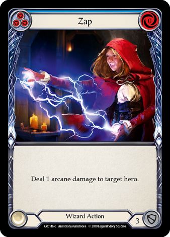 Zap (Blue) - ARC146 - 1st edition Foil