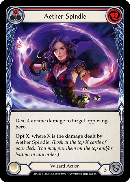 Aether Spindle (Red) - ARC126 - Foil