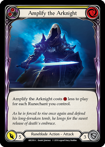 Amplify the Arknight (Yellow) - ARC095 - Foil