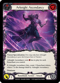 flesh and blood arcane rising unlimited arknight ascendancy arc080 foil