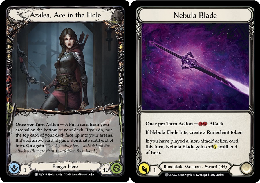 Azalea, Ace in the Hole - Nebula Blade - ARC