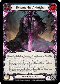 flesh and blood arcane rising unlimited become the arknight arc083 foil