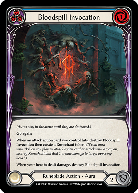 Bloodspill Invocation (Blue) - ARC108 - Foil