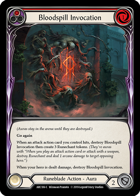 Bloodspill Invocation (Red) - ARC106 - Foil