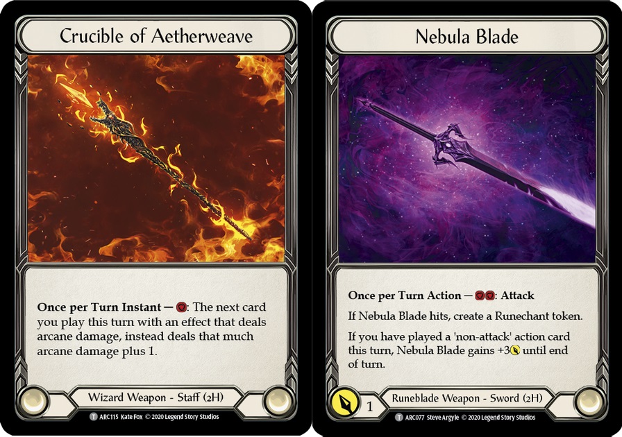 Crucible of Aetherweave - Nebula Blade - ARC