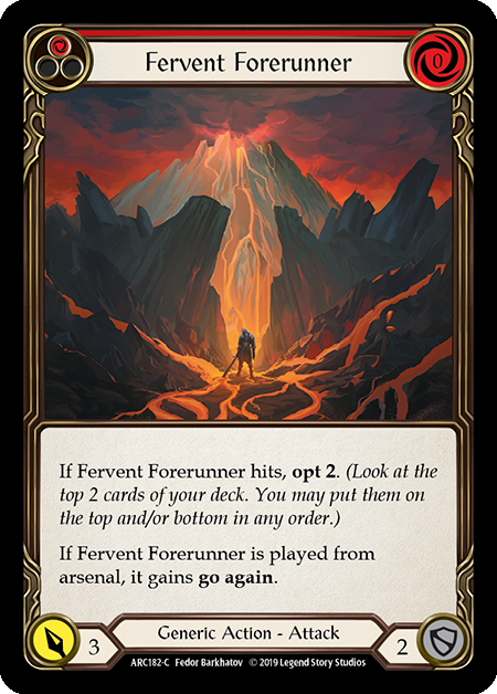 Fervent Forerunner (Red) - ARC182 - Foil