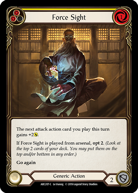 Force Sight (Yellow) - ARC207 - Foil