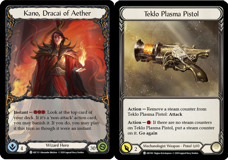 Kano, Dracai of Aether - Teklo Plasma Pistol - ARC