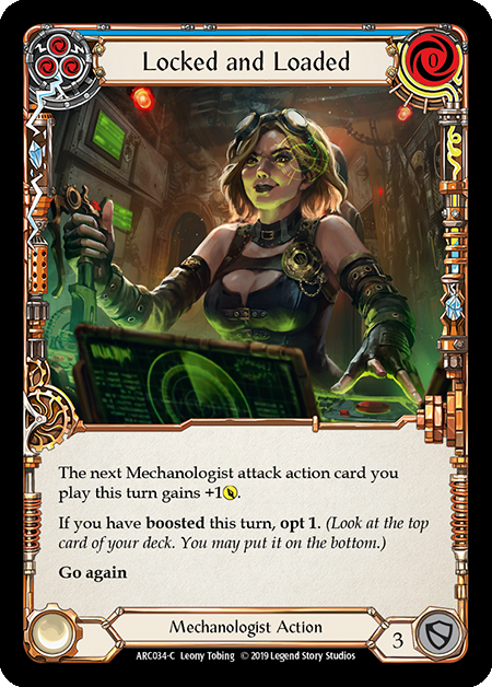 Locked and Loaded (Blue) - ARC034 - Foil