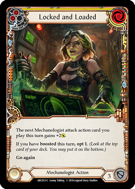 Locked and Loaded (Yellow) - ARC033 - Foil