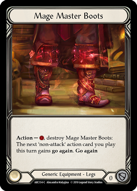 Mage Master Boots - ARC154 - Foil