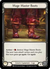 flesh and blood arcane rising unlimited mage master boots arc